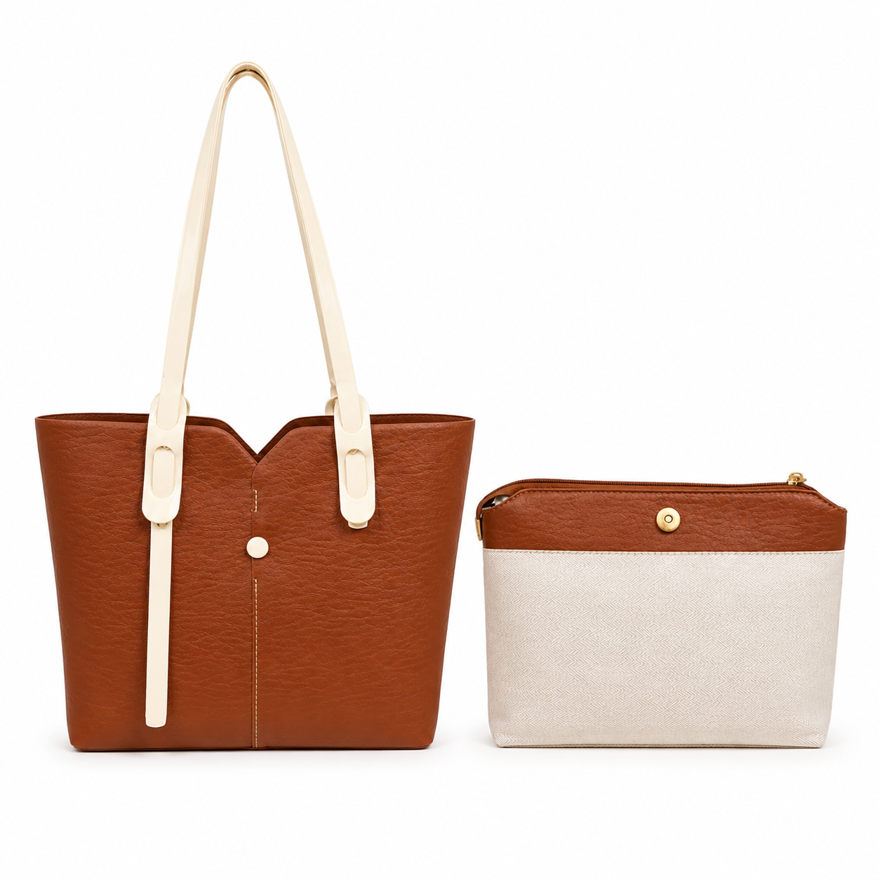 Noir Dual Tone Tote Set