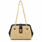 Golden Chain Weave Mini Bag