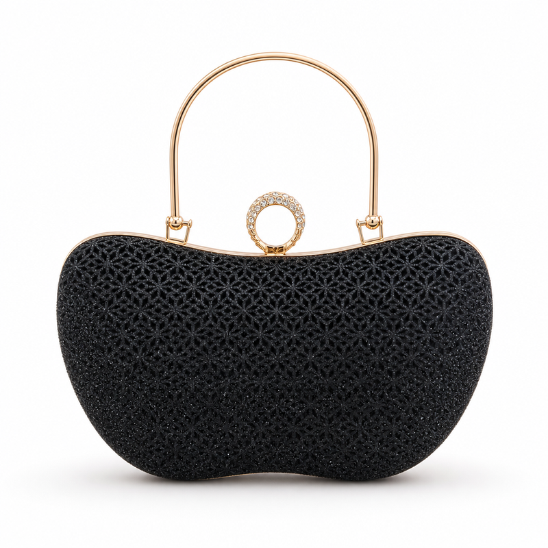 Crystal Handle Evening Bag