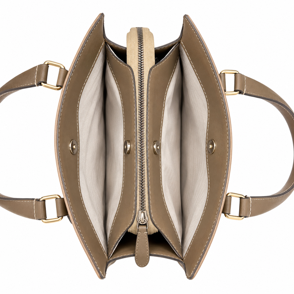 Classic Two-Tone Tote Bag