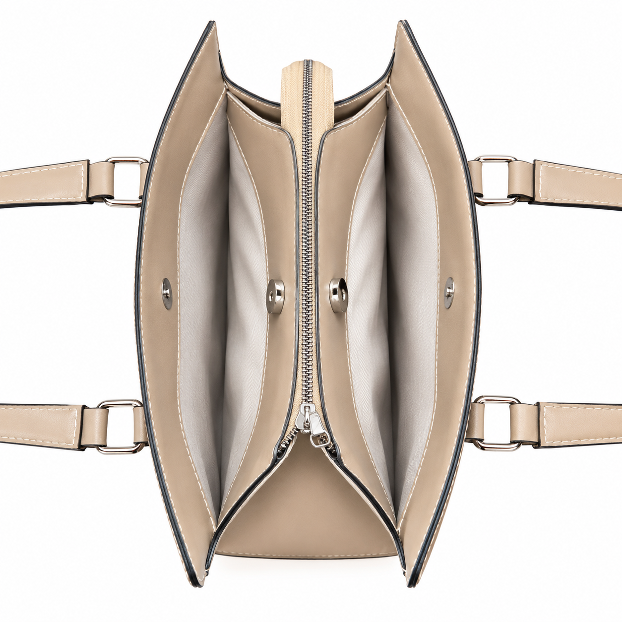 Classic Two-Tone Tote Bag