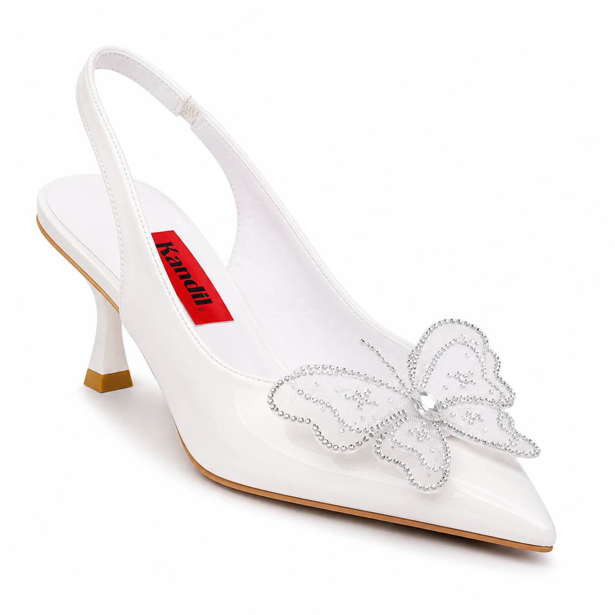 Butterfly Glam Slingback Heel