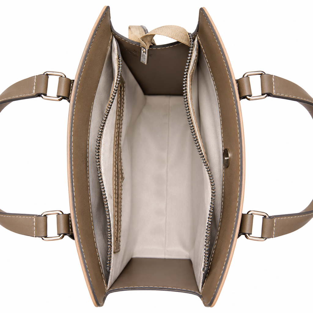 Classic Two-Tone Tote Bag