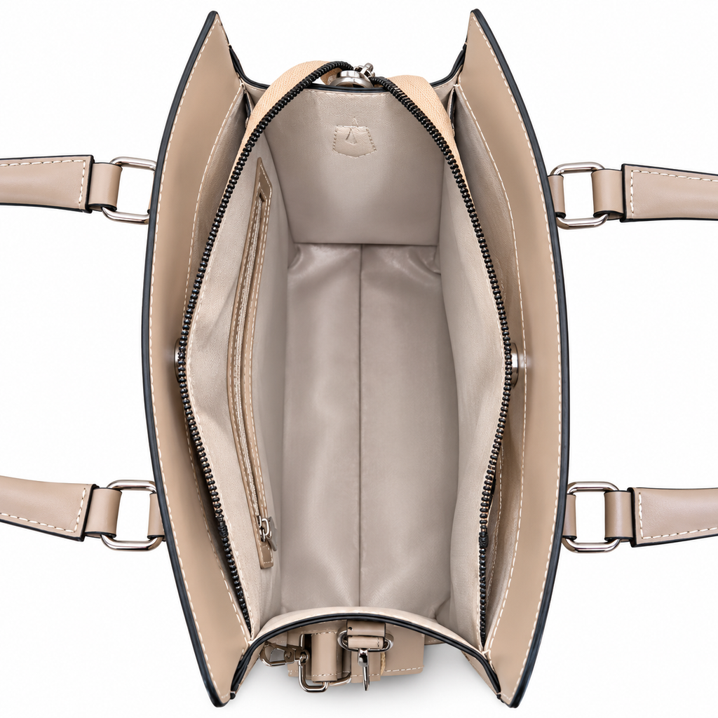 Classic Two-Tone Tote Bag