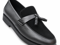 Leather and suede shoes